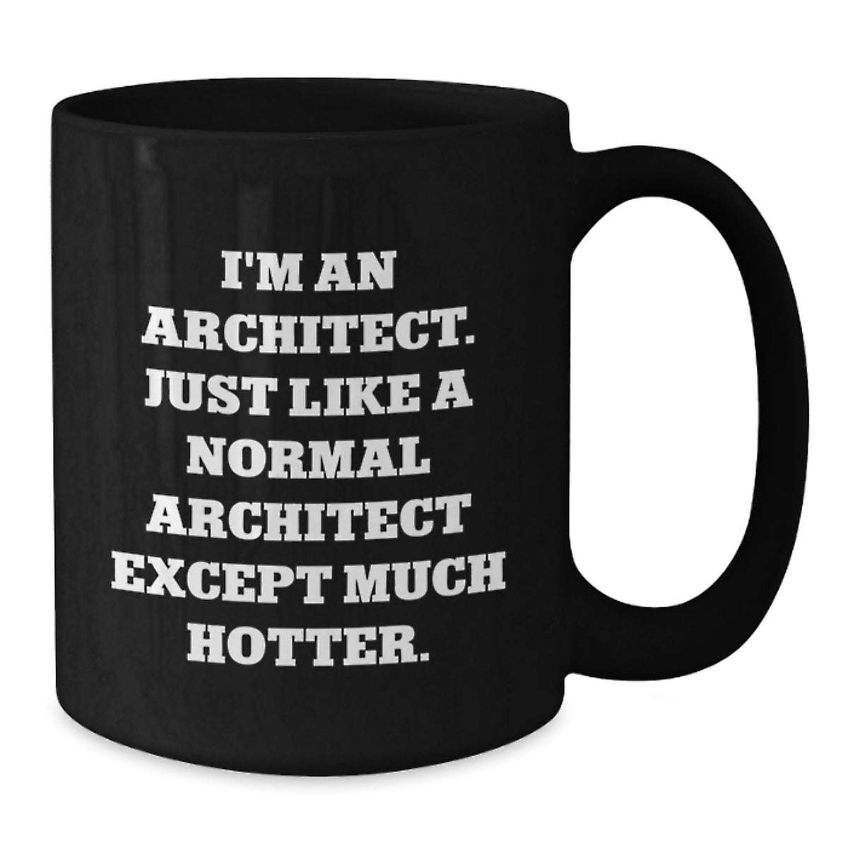 Funny Architect Gifts for Mom, I'm An Architect Like You Except Much Hotter - Black Coffee Mug for Architect Women, Mothers Day Unique - Additional