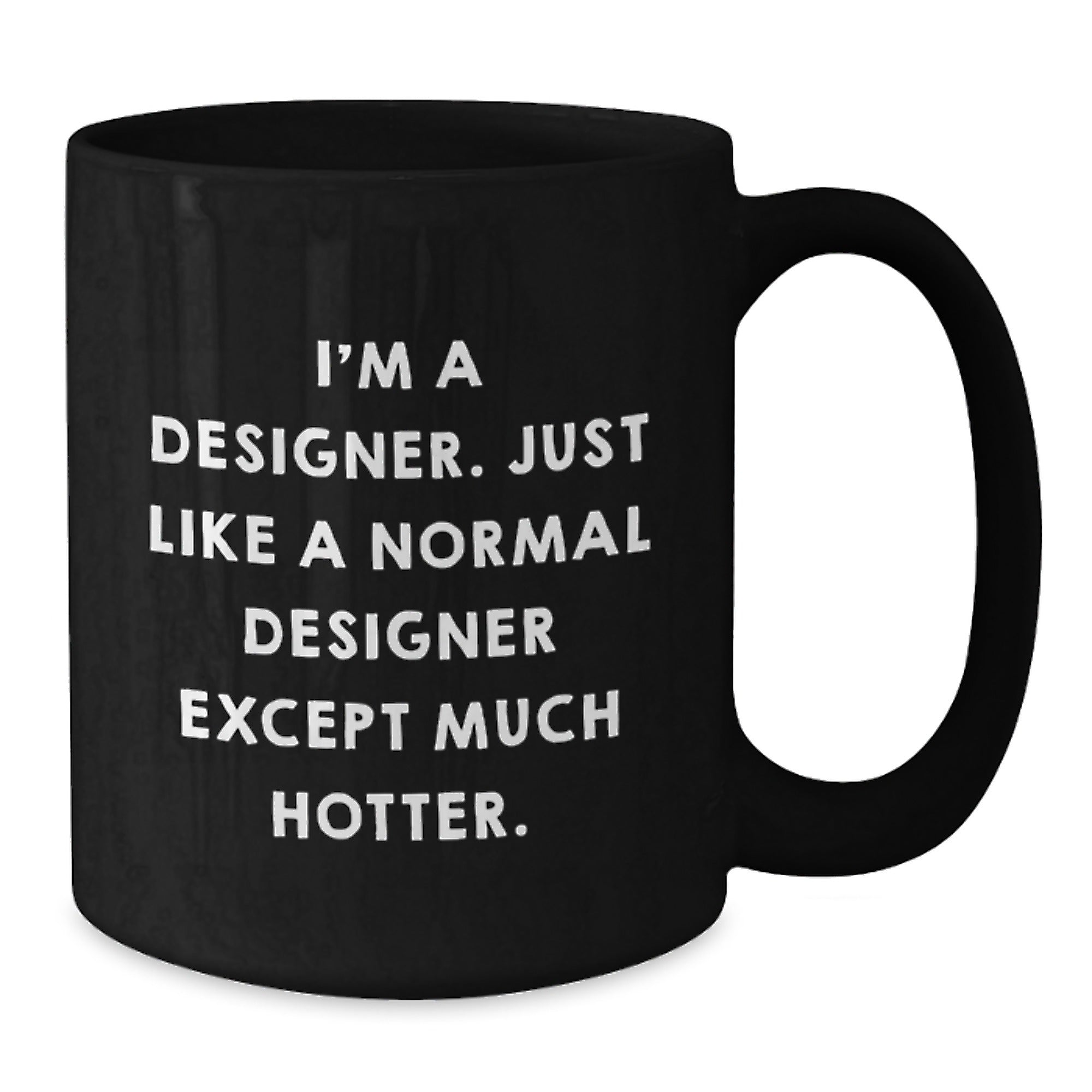 Christmas Unique Gifts for Designer Friends - Funny Designer Black Coffee Mug Gifts from Men, Women, Coworkers, Family - Additional