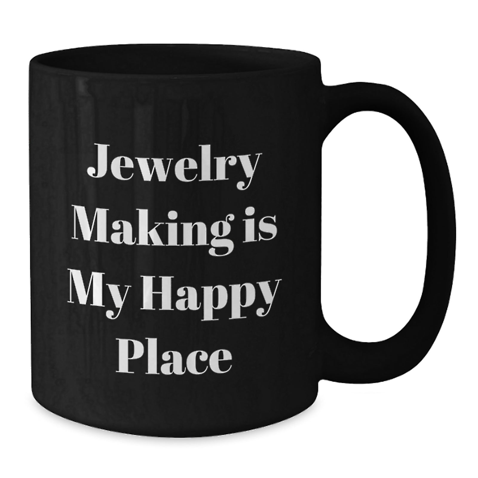 Jewelry Making Keepsake Black Coffee Mug for Him Birthday Gift - Additional