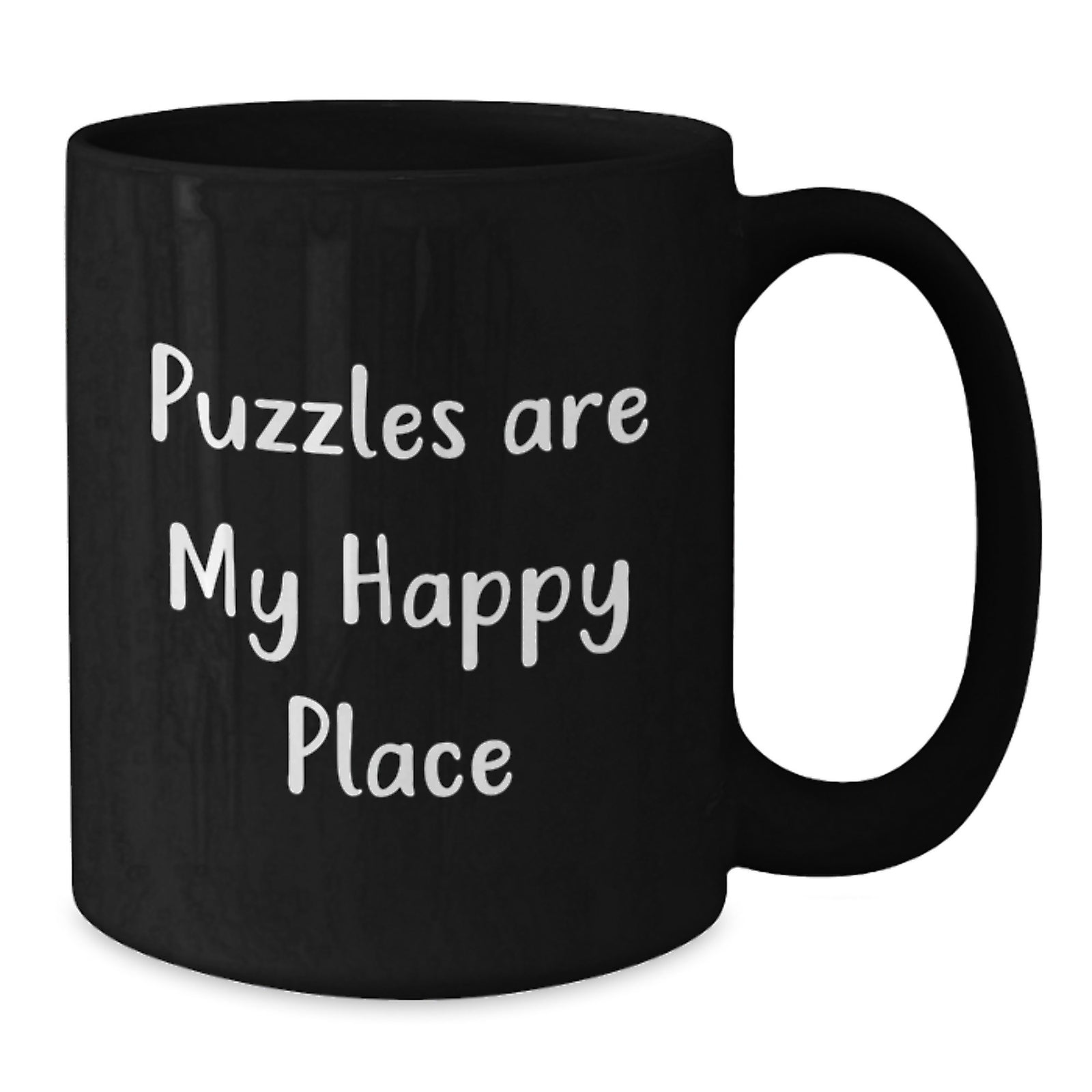 Puzzles Lovers Gifts from Family for Graduation Unique Funny Quote Black Coffee Mug - Additional