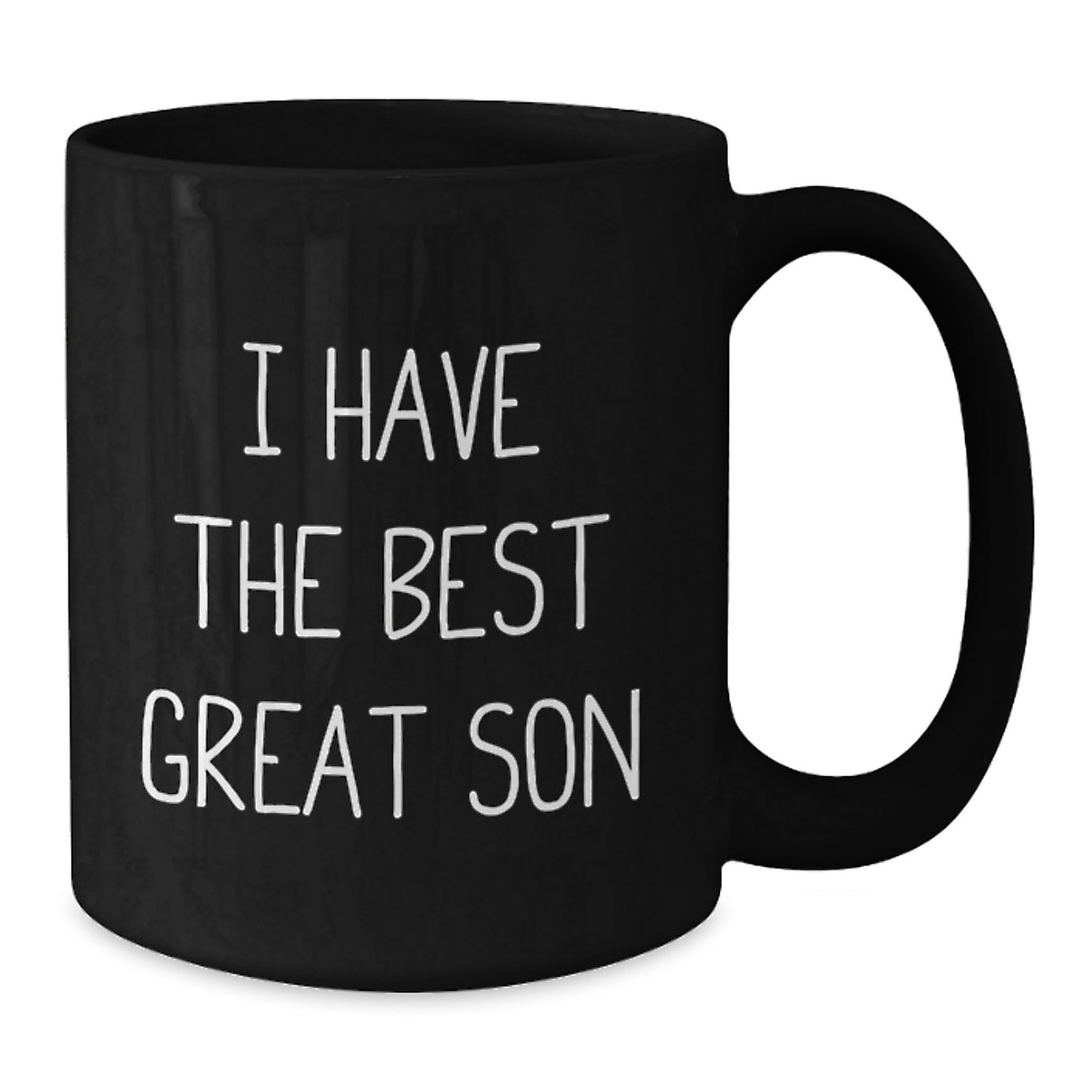 Funny Gifts from Mom or Dad for the Best Son, I Have the Best Great Son Black Coffee Mug Gift for Christmas Unique Presents - Additional