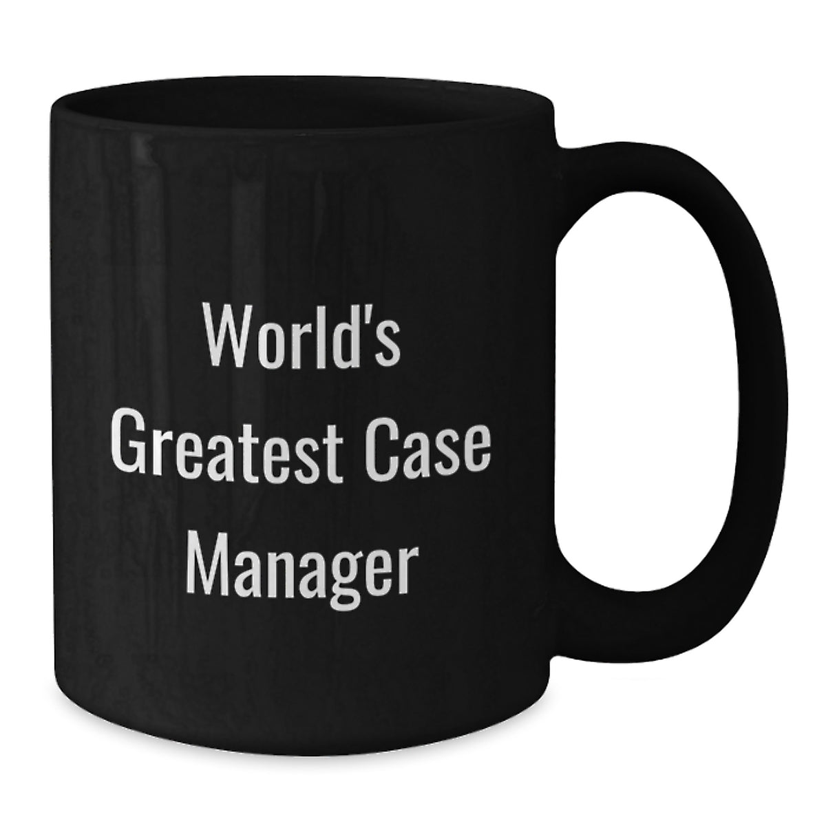 Funny Case Manager Gifts, World's Greatest Case Manager Mug, Black Coffee Mugs for Case Managers, Graduation Unique Gifts from Friends - Additional