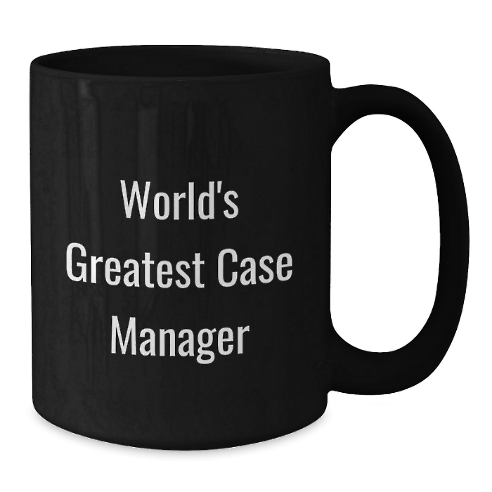 Funny Case Manager Gifts, World's Greatest Case Manager Mug, Black Coffee Mugs for Case Managers, Graduation Unique Gifts from Friends - Additional