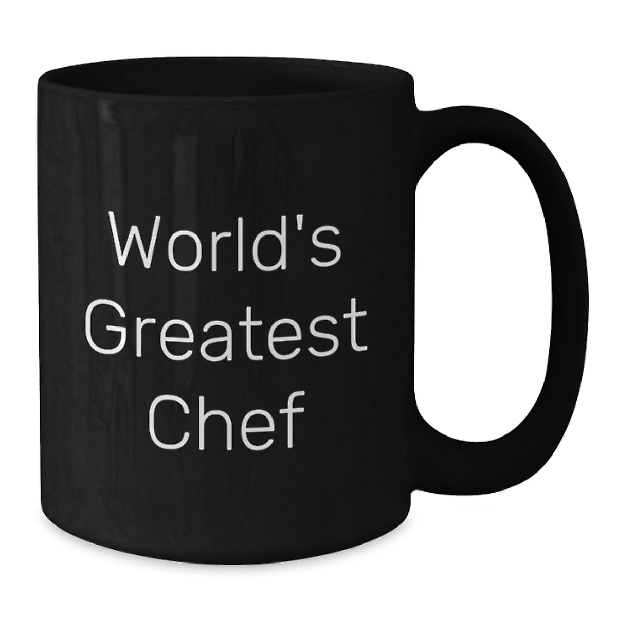 Chef Keepsake Black Coffee Mug for Him Greatest Chef Birthday Gift - Additional