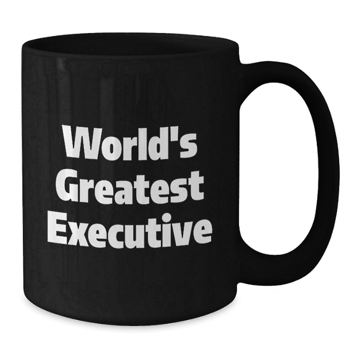World's Greatest Executive Funny Birthday Unique Gift Ideas Black Coffee Mug from Friends for Her - Additional