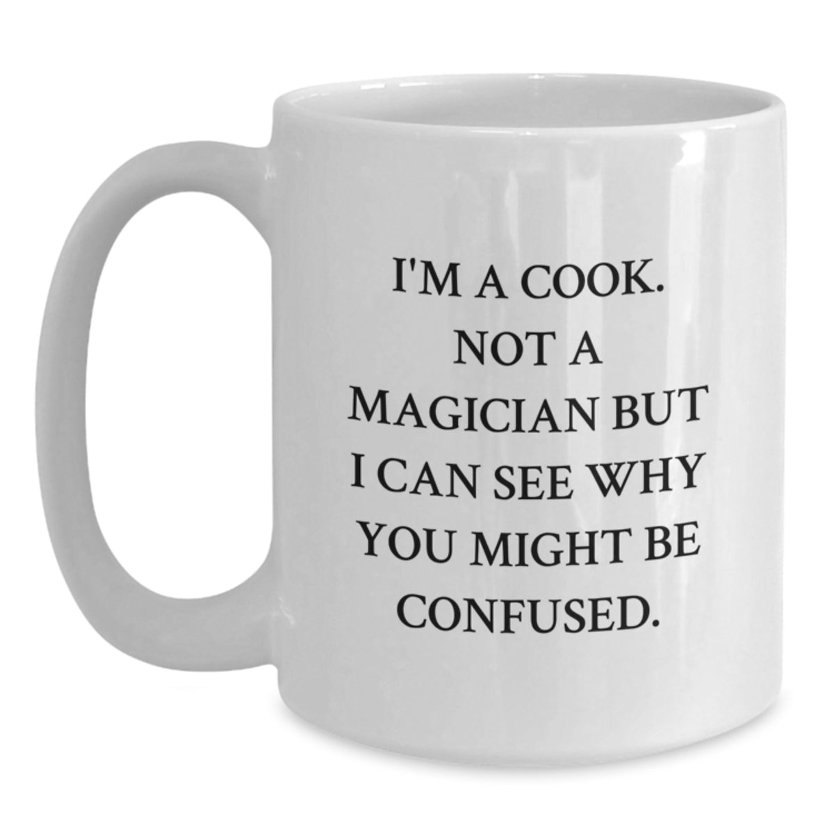 Funny Cook Gifts for Friends White Coffee Mugs - Gifts from Family to Cook - Main