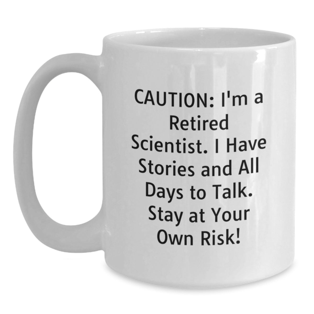 Funny Scientist White Coffee Mug Gifts from Friends for Birthday Unique Scientist Man - Main