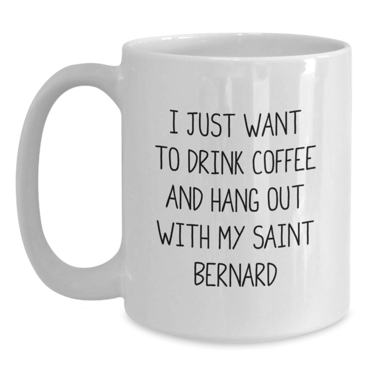 Saint Bernard Dog Lover Gifts from Friends, Unique Birthday Unique Gifts for Saint Bernard Dog Owners - Main