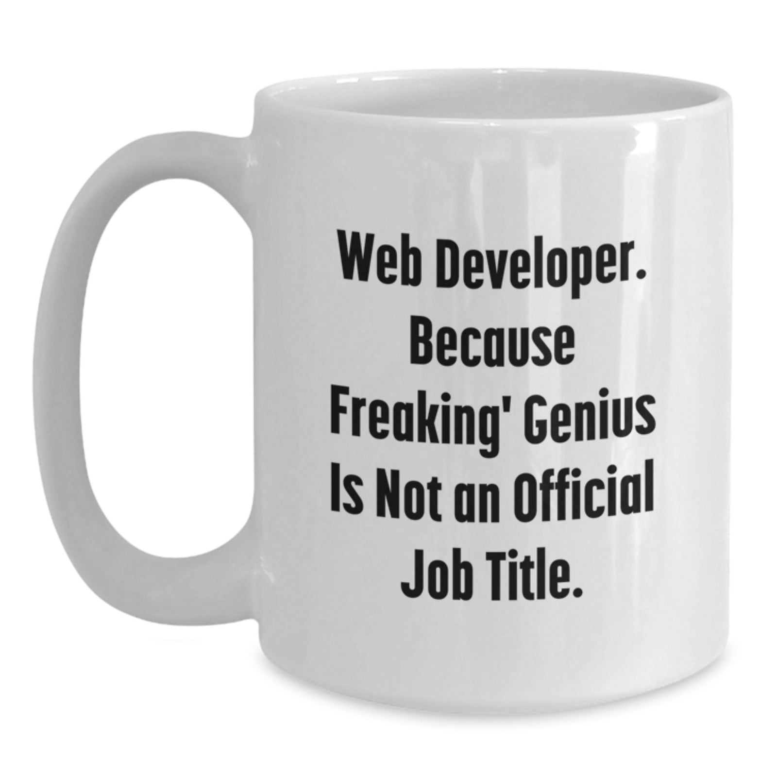 Web Developer Keepsake Mug for Him Graduation Gift - Main