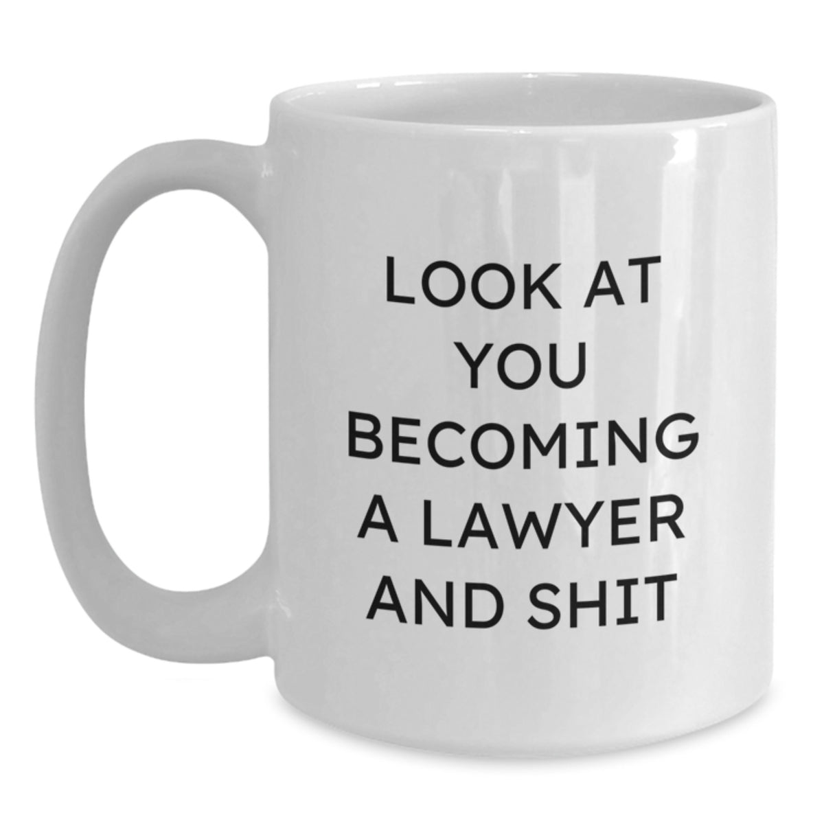 Lawyer Gift For Him A Humorous Keepsake Mug - Look At You Becoming A - Main