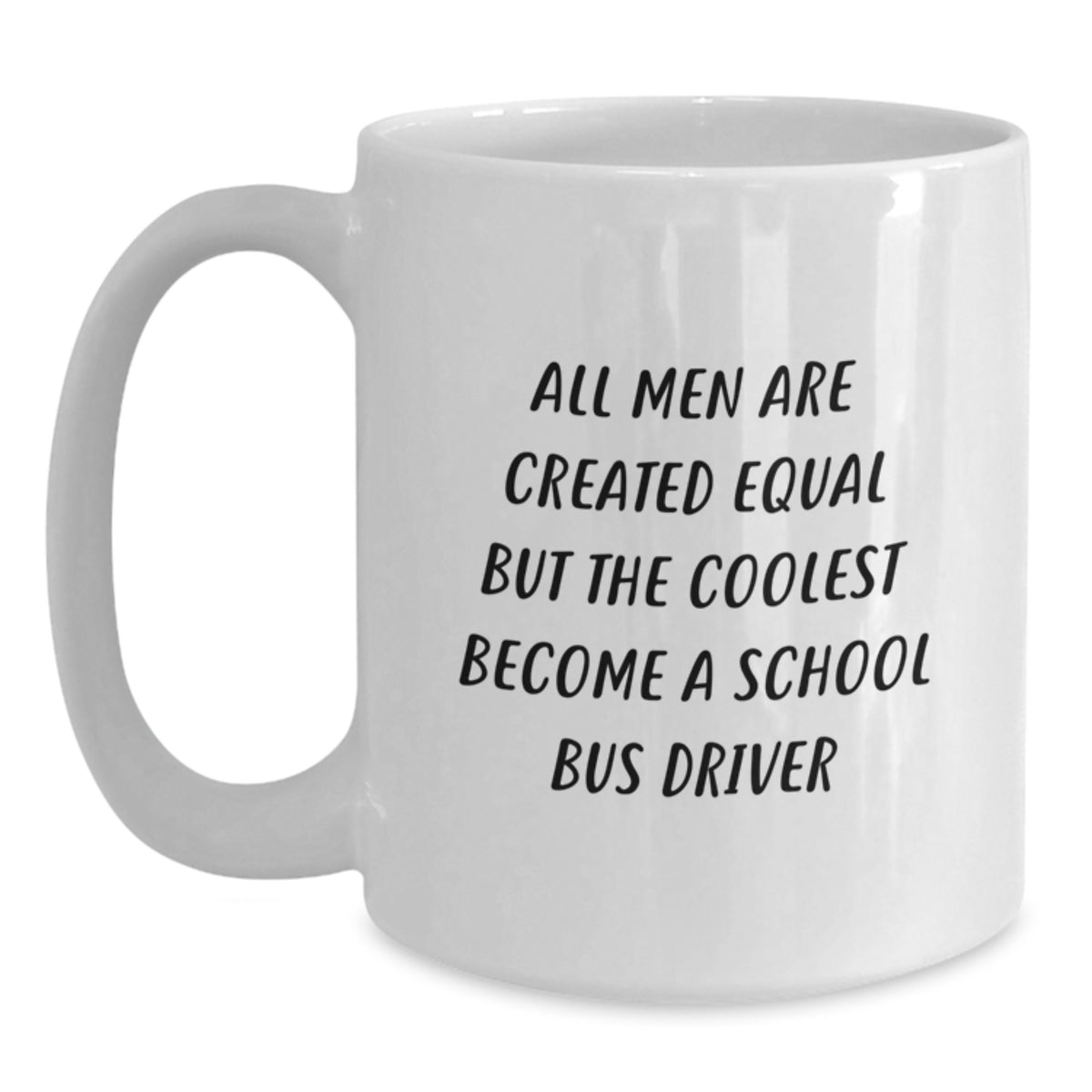 Funny School Bus Driver White Coffee Mug - Gifts from Friends for School Bus Driver Men - Christmas Unique Gifts - Main