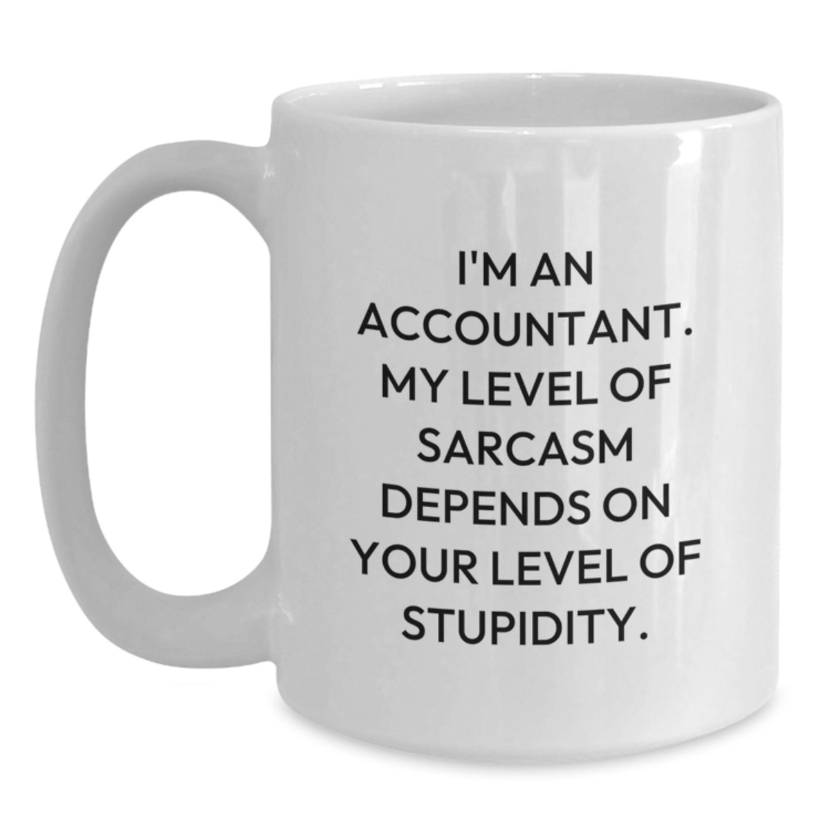 Funny Accountant Gifts from Friends, White Coffee Mugs, Inspirational Quote for Accountant Men or Women, Graduation Unique Gifts - Main