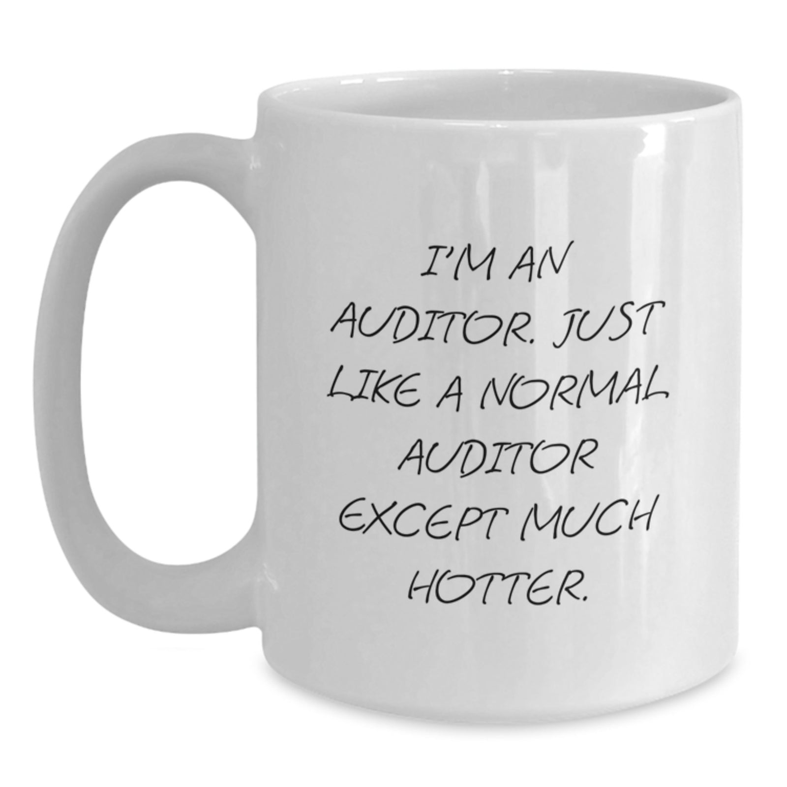 Auditor Gifts Funny White Coffee Mugs, 'I'm An Auditor' Christmas Unique Gifts for Men, Women, Friends, Family from Coworkers - Main