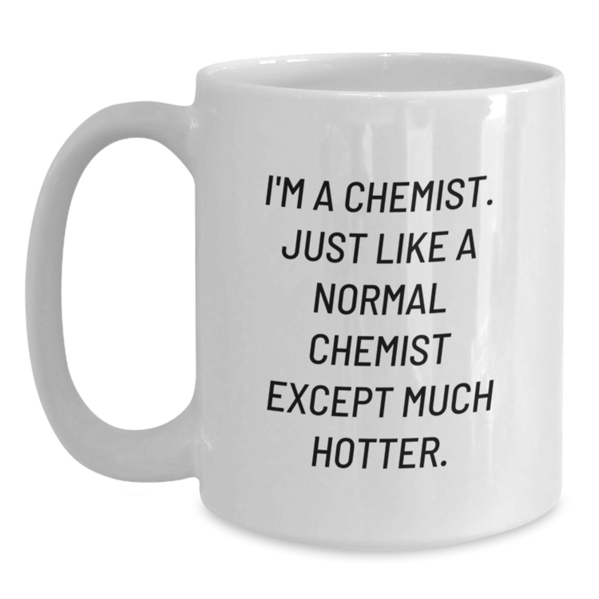 Funny Chemist White Coffee Mugs for Christmas Unique Gifts from Friends and Family to Chemist Men and Women - Main