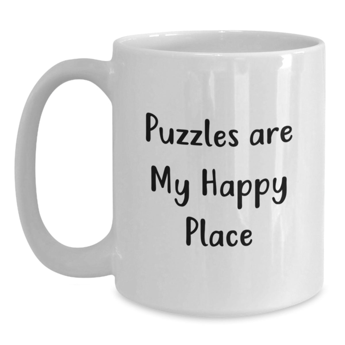 Funny Puzzles Quotes Gifts for Puzzles Enthusiasts from Friends, White Coffee Mug for Her, Perfect Graduation Unique Gifts - Main