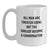 Funny Chiropractor Quote Gifts for Men from Friends on Birthday Unique White Coffee Mug, 11oz or 15oz - Main