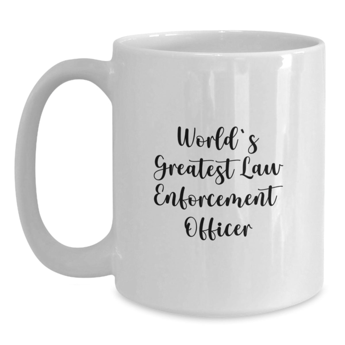Birthday Gift for Her Present Law Enforcement Mug – World's Greatest - Main
