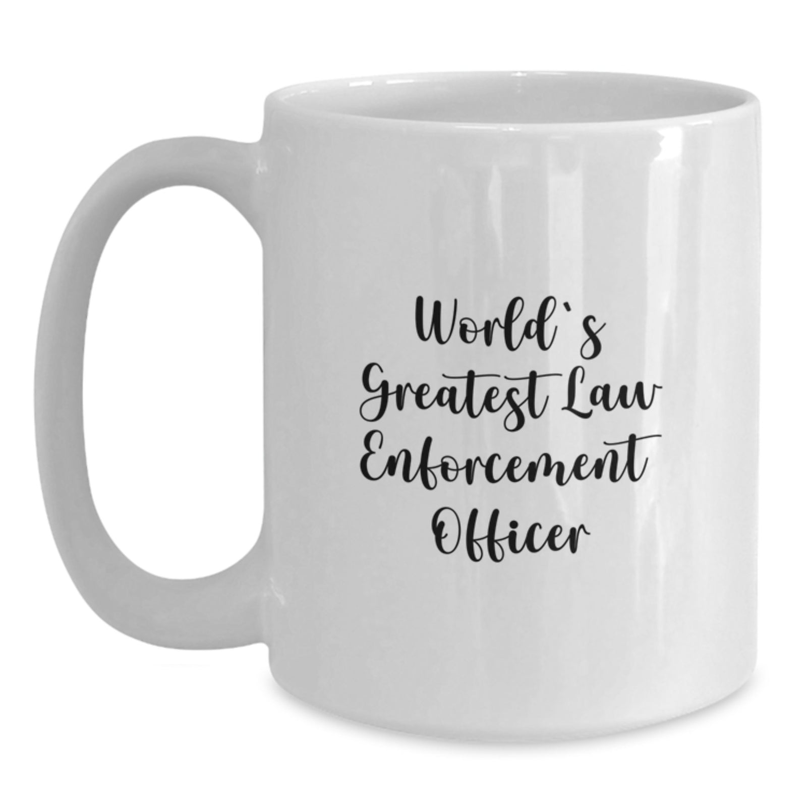 Birthday Gift for Her Present Law Enforcement Mug – World's Greatest - Main