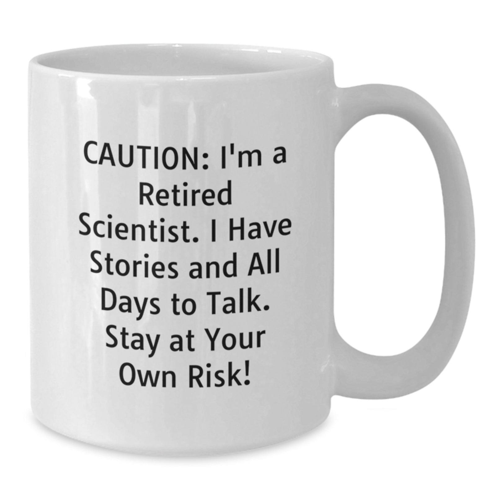 Funny Scientist White Coffee Mug Gifts from Friends for Birthday Unique Scientist Man - Additional