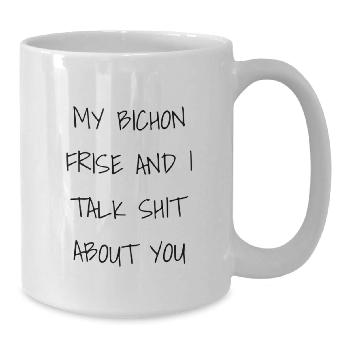 Bichon Frise Keepsake Mug for Him Birthday Gift White 11oz Ceramic - Additional