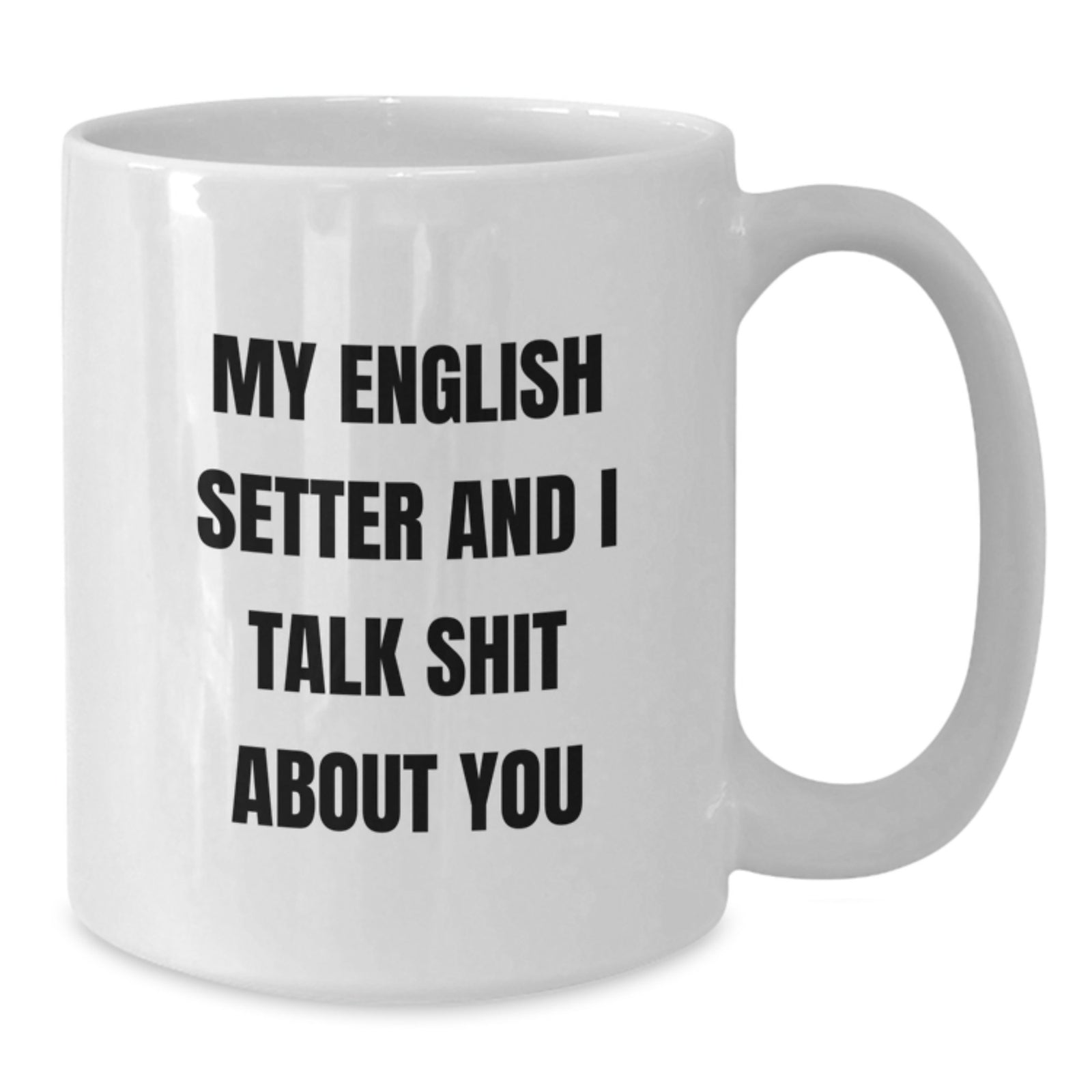 Birthday Gift English Setter Mug for Her – Keepsake White Ceramic - Additional