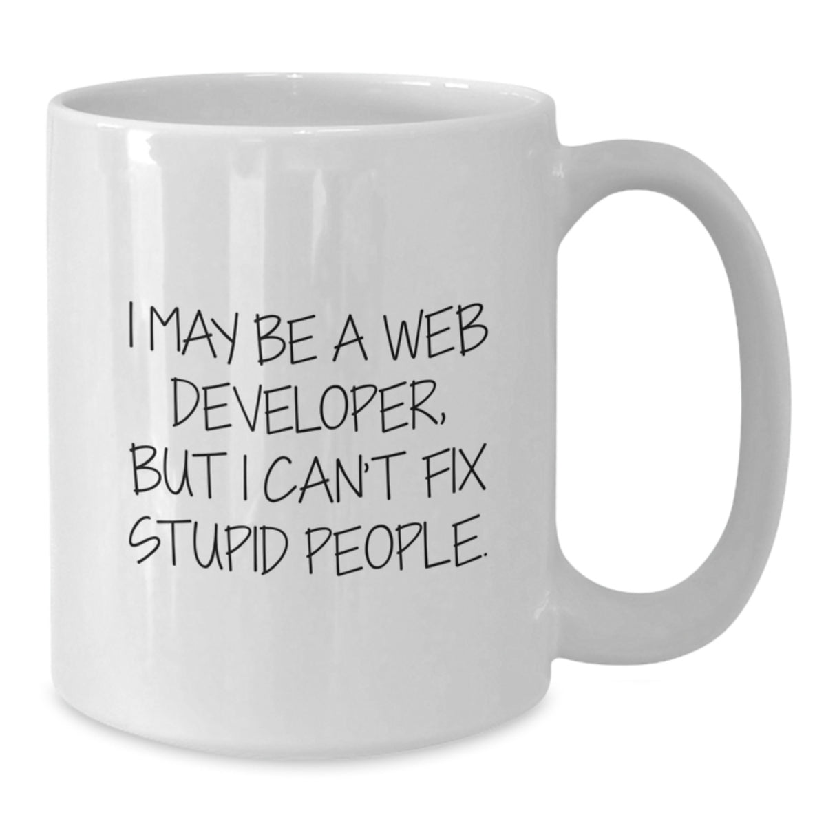 Birthday Gift for Her Web Developer White Coffee Mug Present - Additional