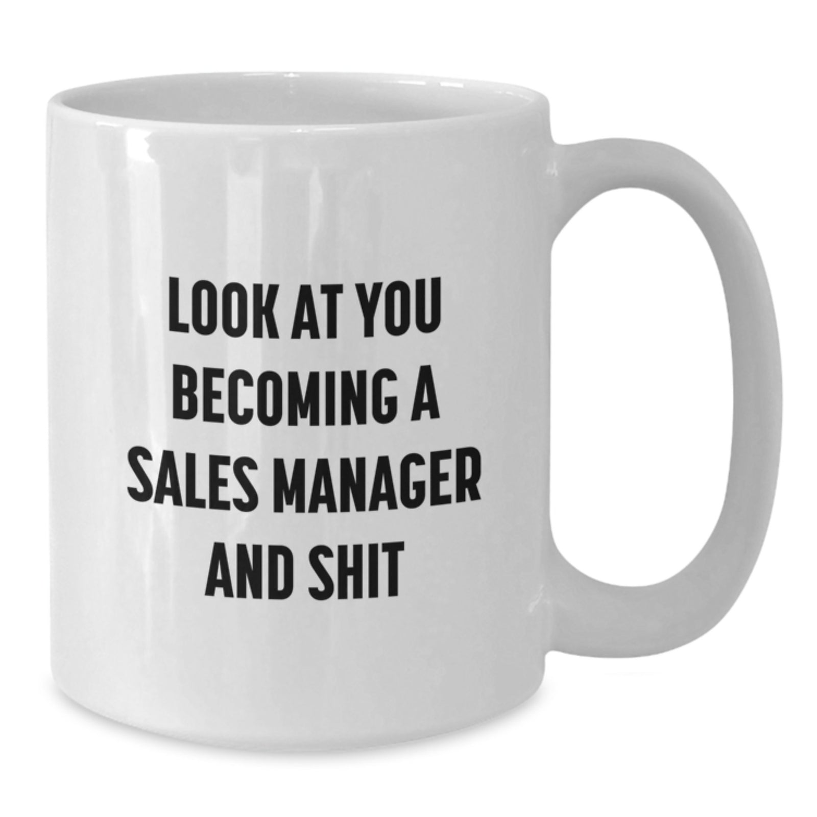 Funny Sales Manager White Coffee Mug Gifts from Men to Friends Coworkers Family - Valentine's Unique - Additional