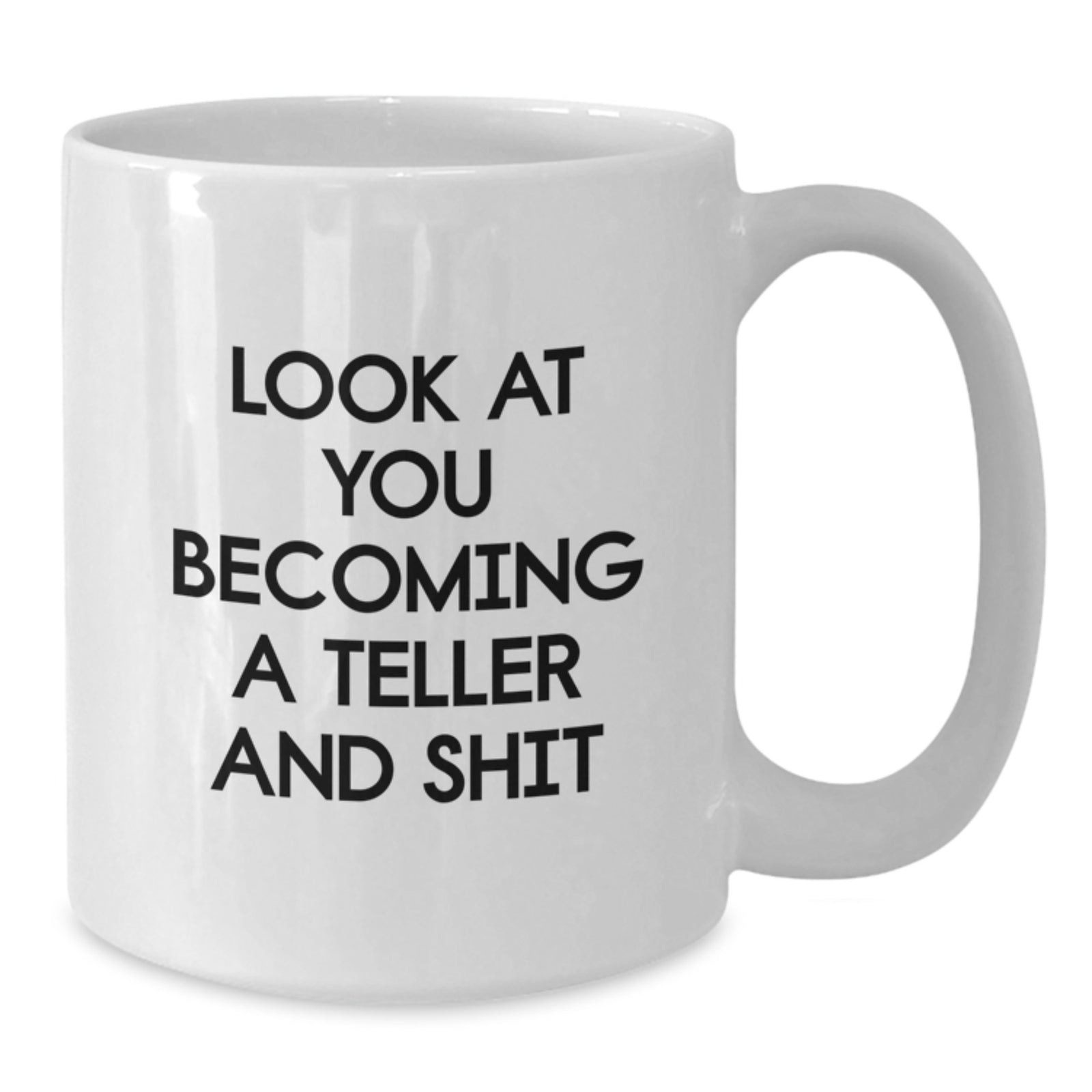 Teller Keepsake White Coffee Mug for Him Graduation Gift Ceramic 11oz - Additional