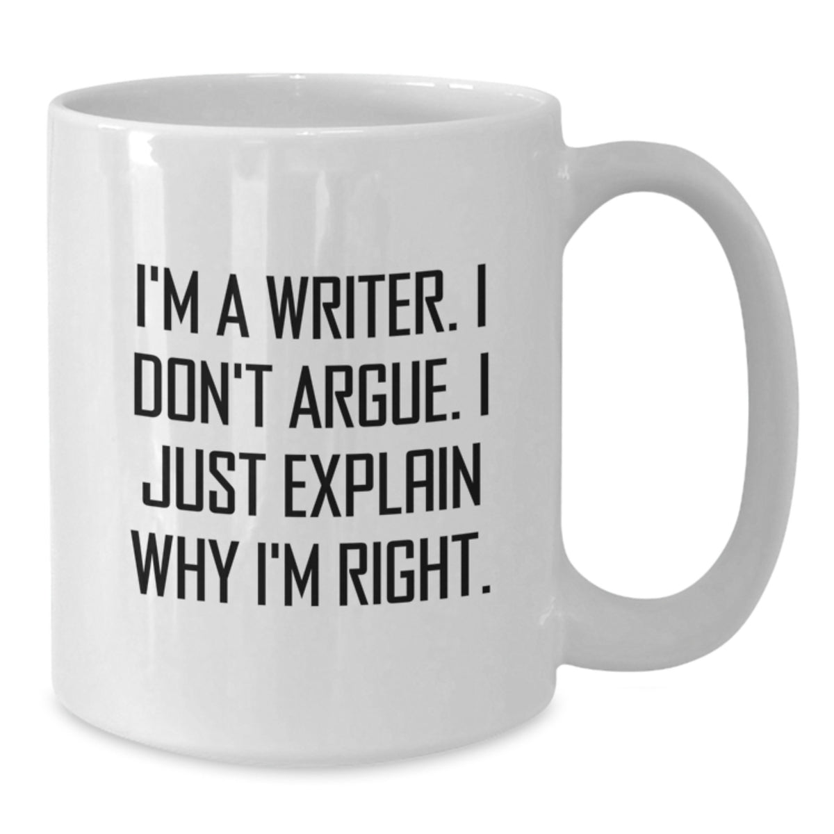 Writer Keepsake White Coffee Mug 11oz Ceramic for Him Christmas Gift - Additional