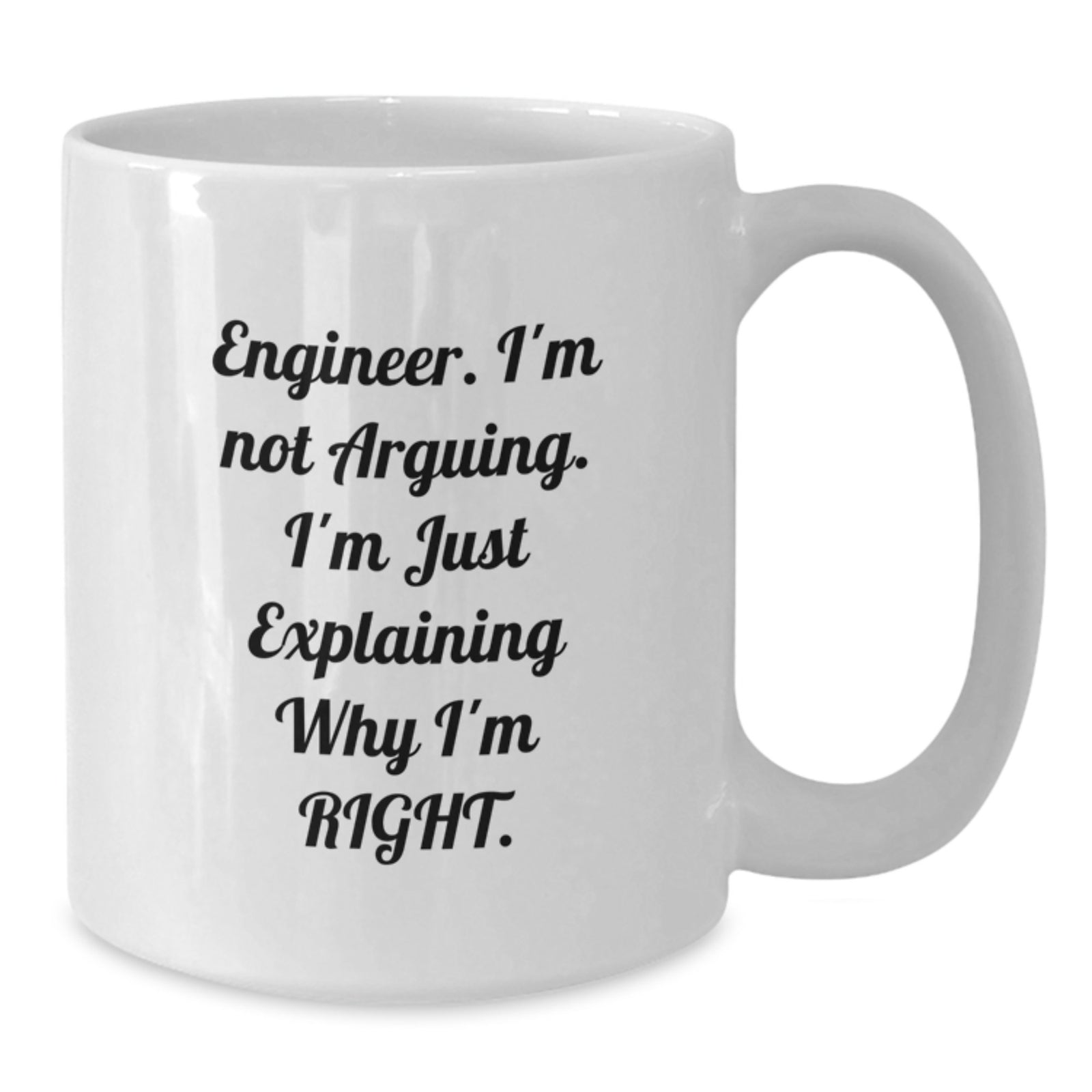 Engineer Friends Funny White Coffee Mug, Gifts from Men to Engineer Colleagues, Valentine's Unique Gifts for Engineer Friends, Engineer, Coffee Lovers - Additional