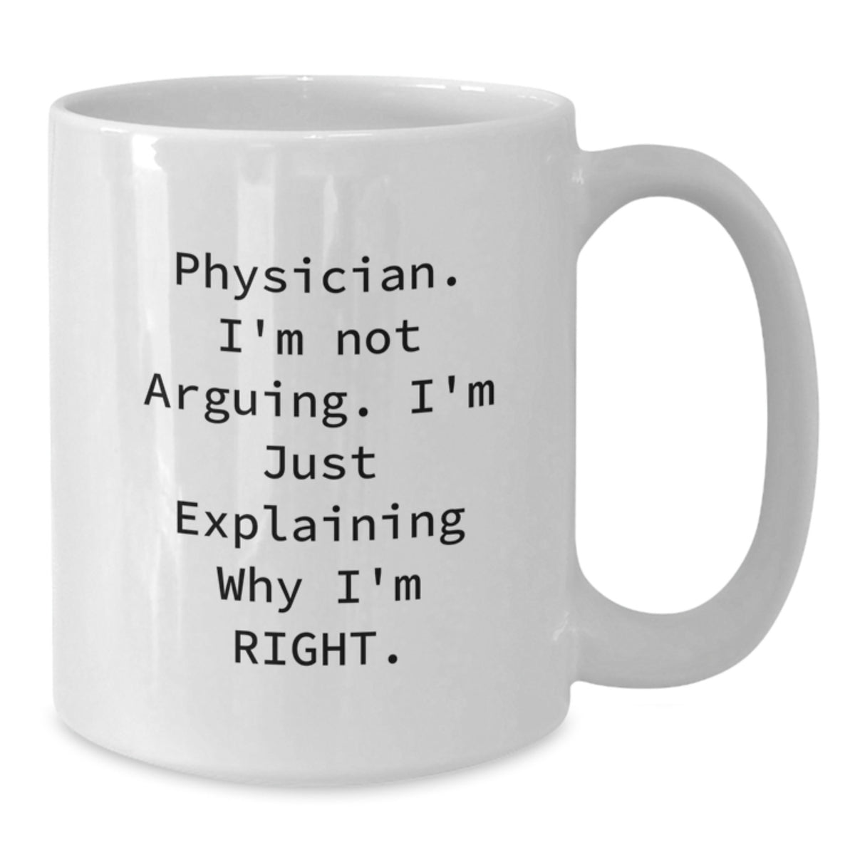 Birthday Gift Physician Keepsake White Ceramic Mug for Her Present - Additional
