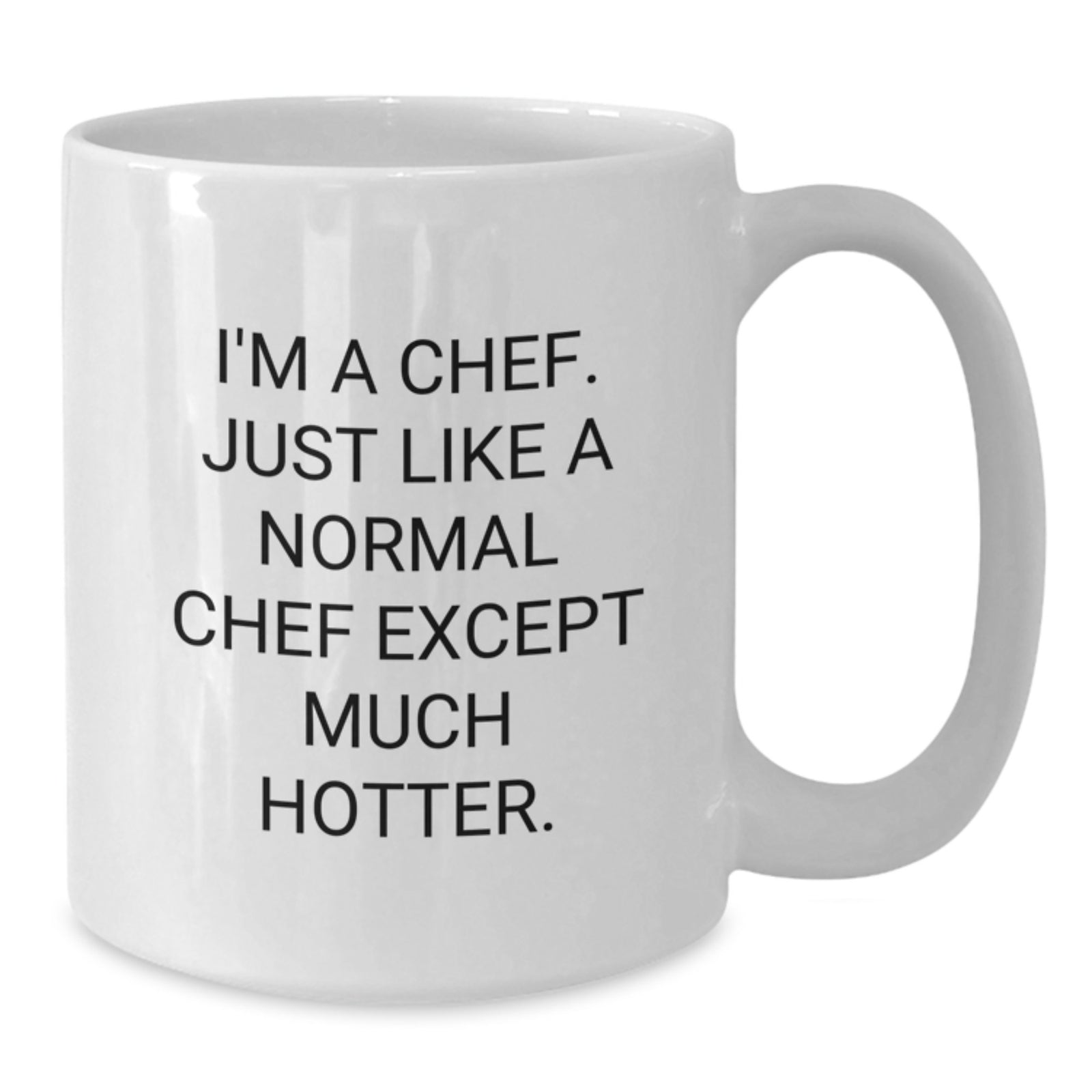 Gifts for Chefs, White Coffee Mugs with Funny Quote, I'm A Chef Hotter Than Fire Gifts for Men, Women, Friends, Family - Additional