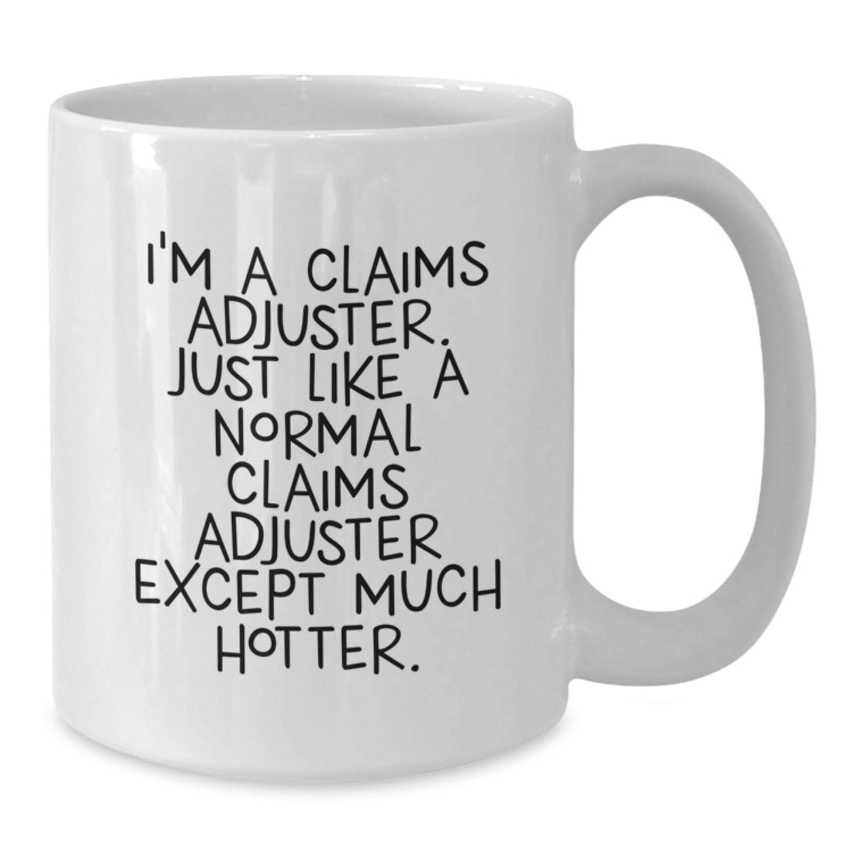 Funny Claims Adjuster White Coffee Mugs, Birthday Unique Gifts for Claims Adjuster from Friends - Additional