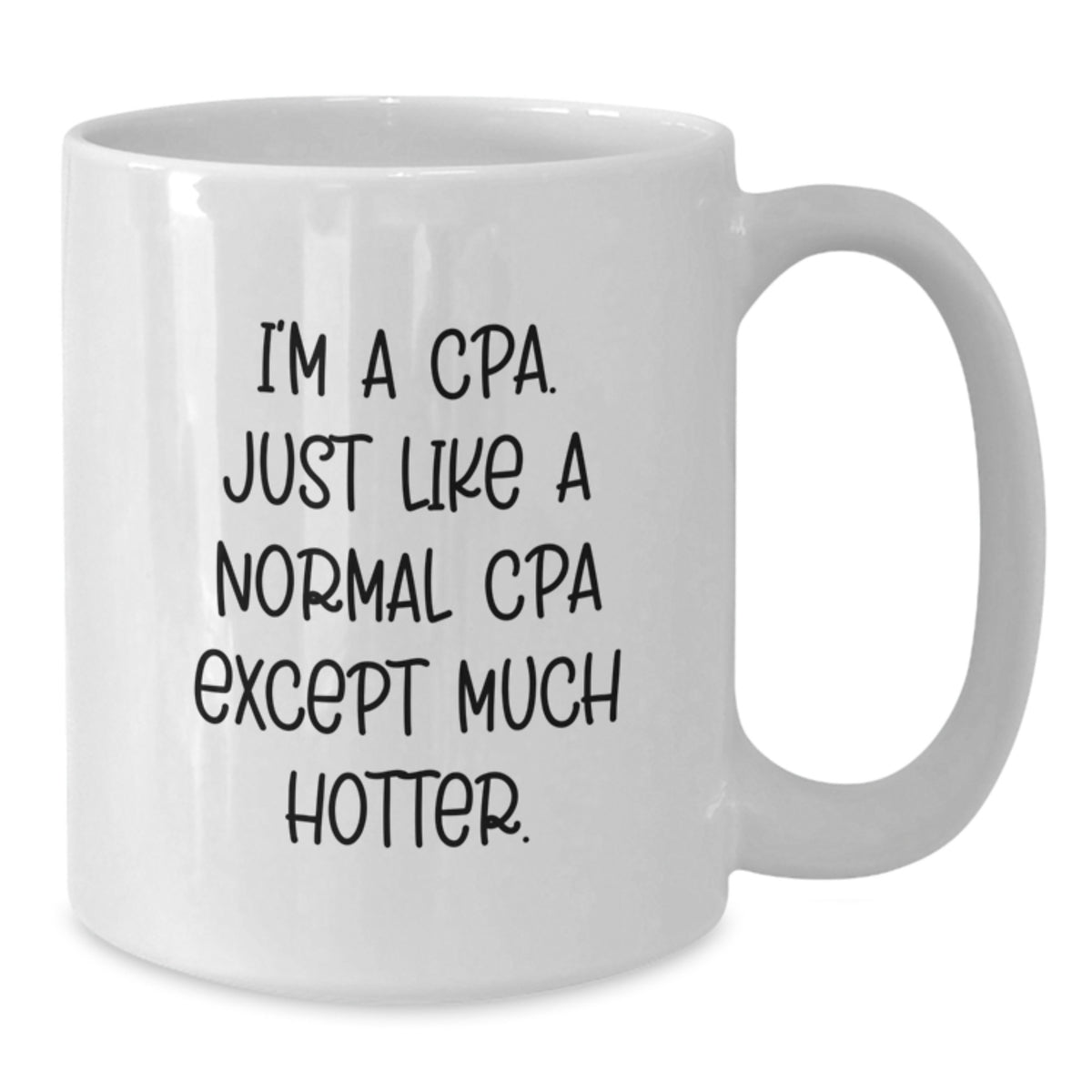 Funny CPA Gifts for Men and Women, Christmas Unique White Coffee Mugs for CPAs, 'I'm A CPA Just Like A Normal CPA Except Much Hotter', Gifts from Friends to Family - Additional