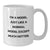 Funny Model White Coffee Mug Gifts for Model Friends, Christmas Unique Gifts from Friends - Additional
