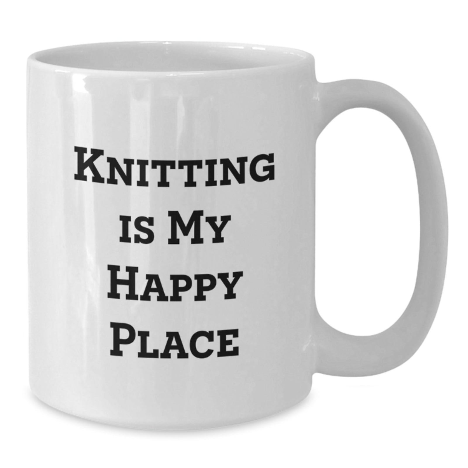 Funny Knitting Quotes Gifts from Men to Women Friends on Mother's Day, Unique White Coffee Mug, Ceramic, Microwave and Dishwasher Safe - Additional