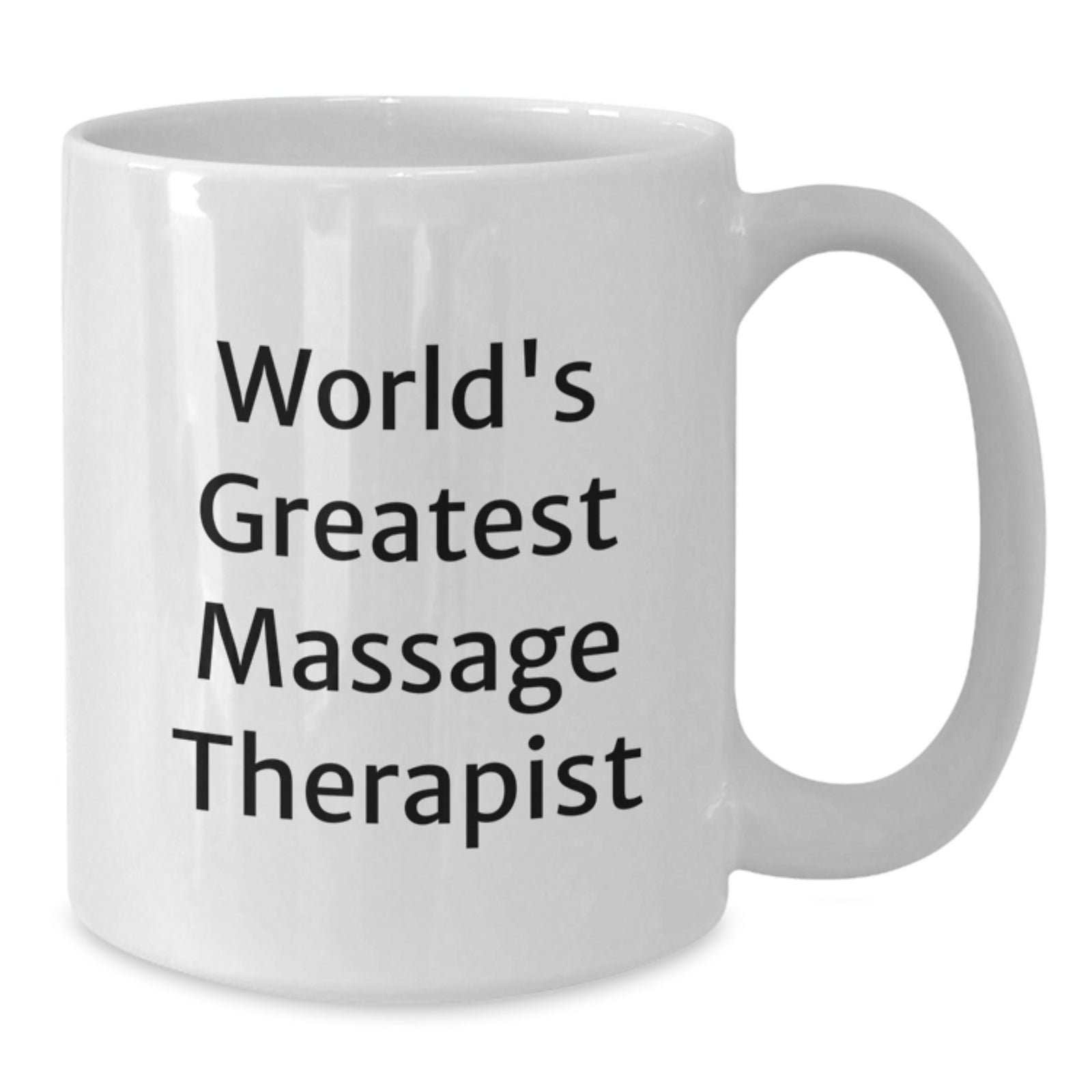 Massage Therapist Gift for Him - World's Greatest Keepsake White Coffee - Additional