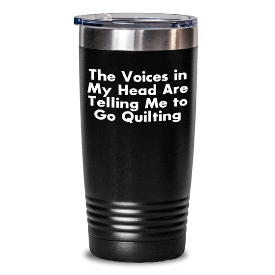 Funny Quilting Gifts for Him, The Voices In My Head Are Telling Me To Go Quilting, Father's Day Unique Gifts from Friends to Family - Main
