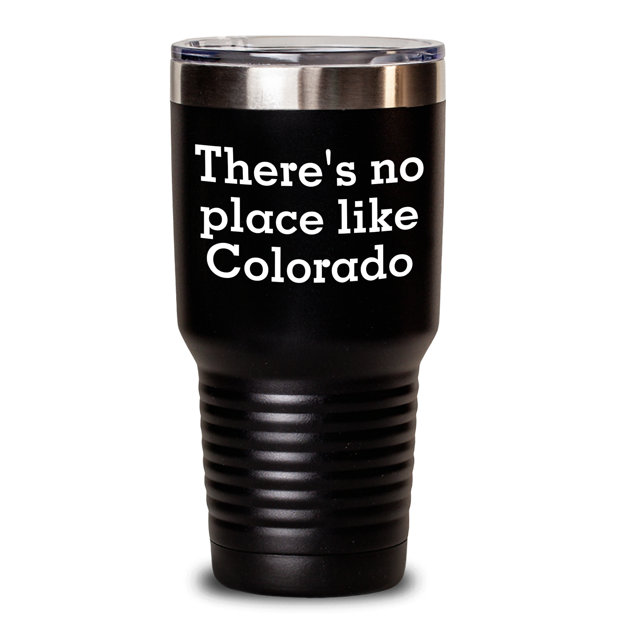 Gifts from Friends - Funny Colorado Tumblers for Men - There's No Place Like Colorado, 20oz or 30oz Stainless Steel Tumbler for Father's Day - Main