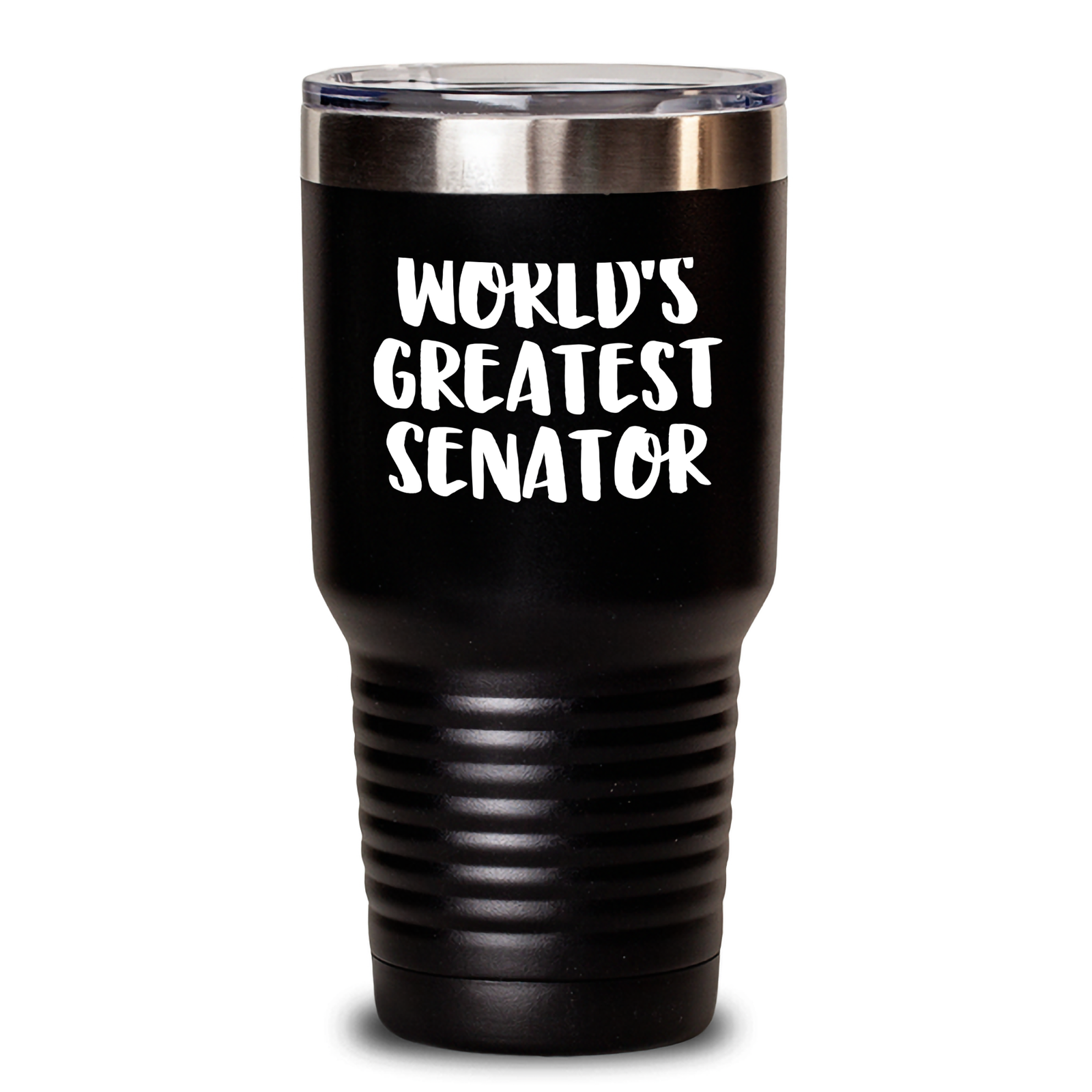 Funny Senator Gifts - 'World's Greatest Senator' Tumbler, 20oz or 30oz, Stainless Steel, Powder Coating, Gifts from Men to Senator, Unique Mother's Day Unique Gifts - Main