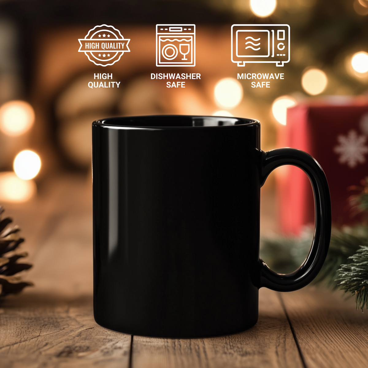 Funny Housekeeper Quotes Gifts from Mom for World's Greatest Housekeeper Black Coffee Mug, 11oz or 15oz, Microwave and Dishwasher Safe - Additional