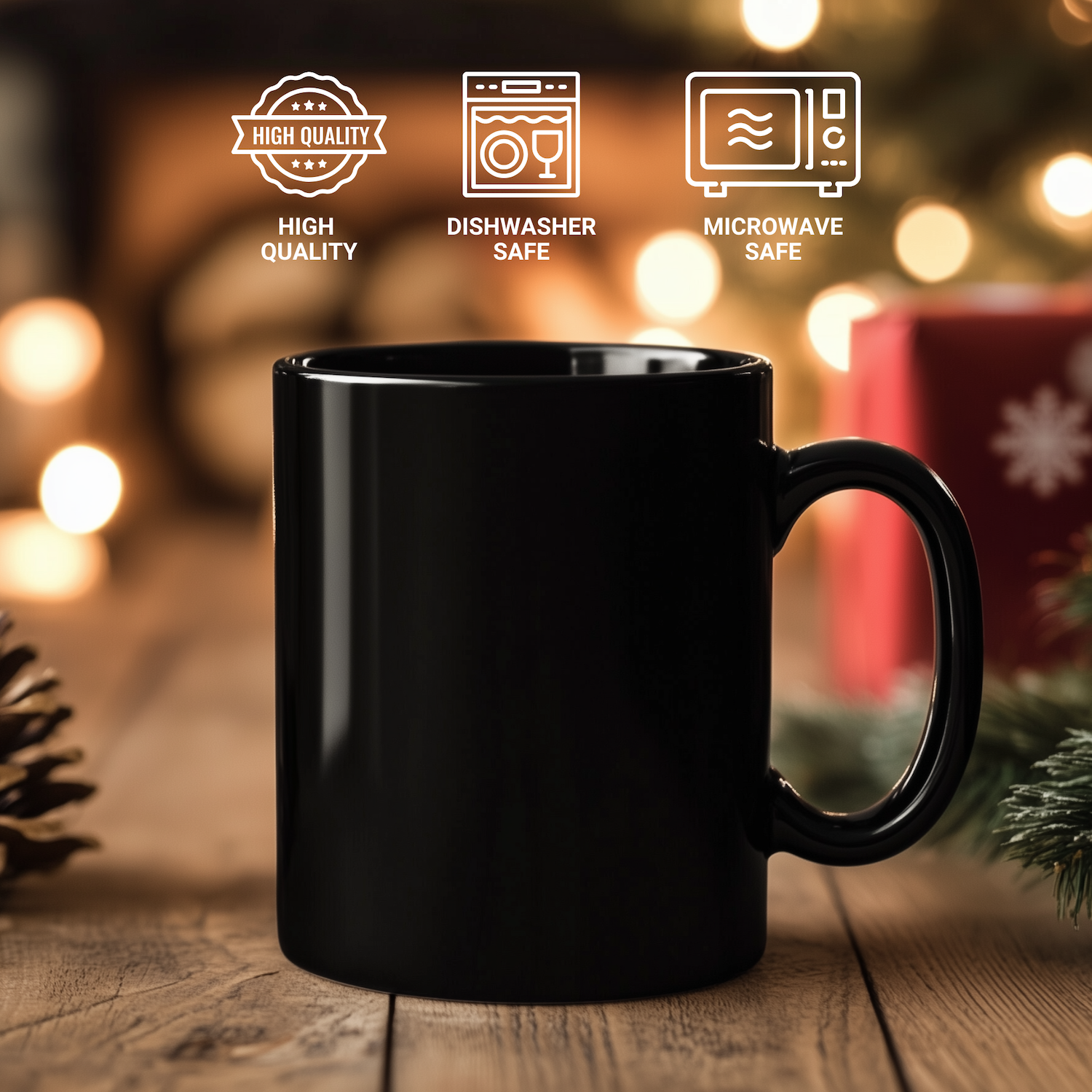 Funny Housekeeper Quotes Gifts from Mom for World's Greatest Housekeeper Black Coffee Mug, 11oz or 15oz, Microwave and Dishwasher Safe - Additional