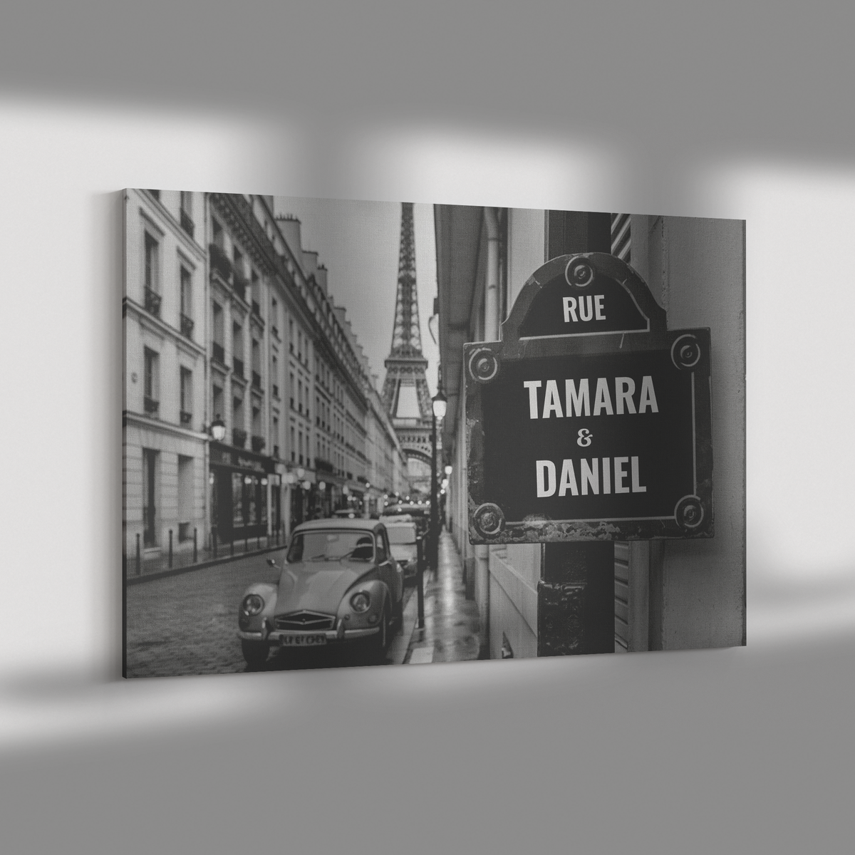 Parisian Stroll – Personalized Canvas Print