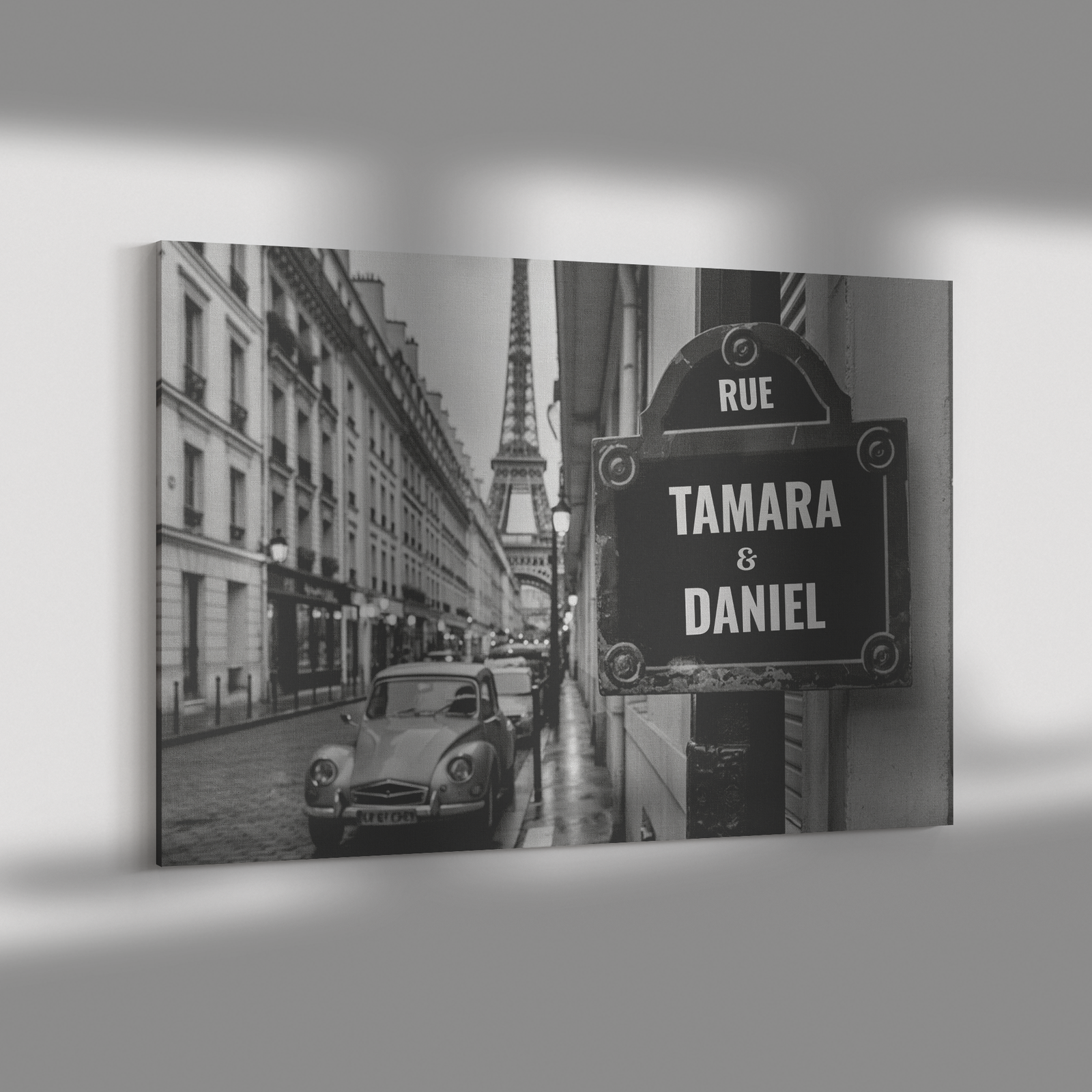 Parisian Stroll – Personalized Canvas Print