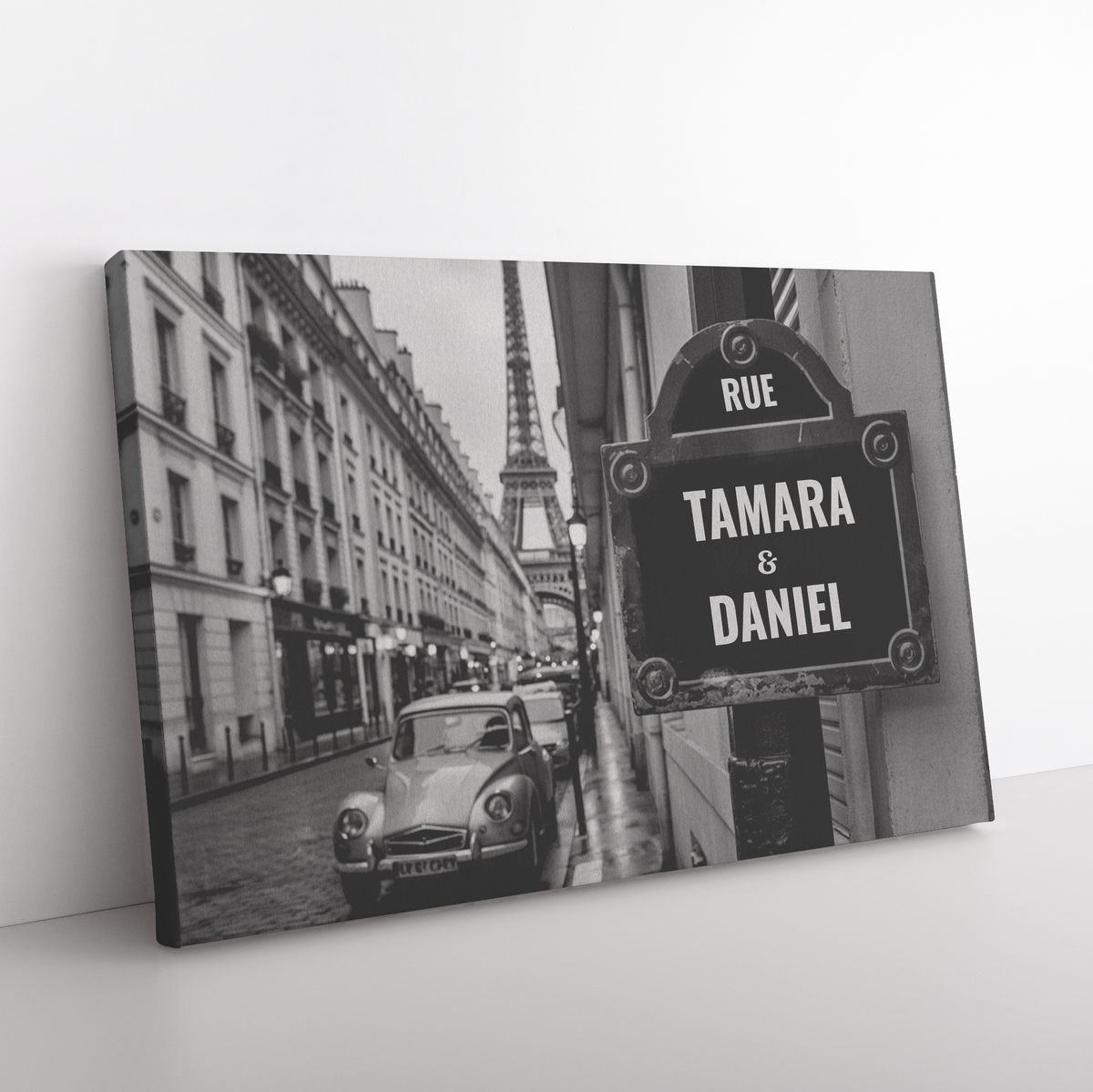 Parisian Stroll – Personalized Canvas Print