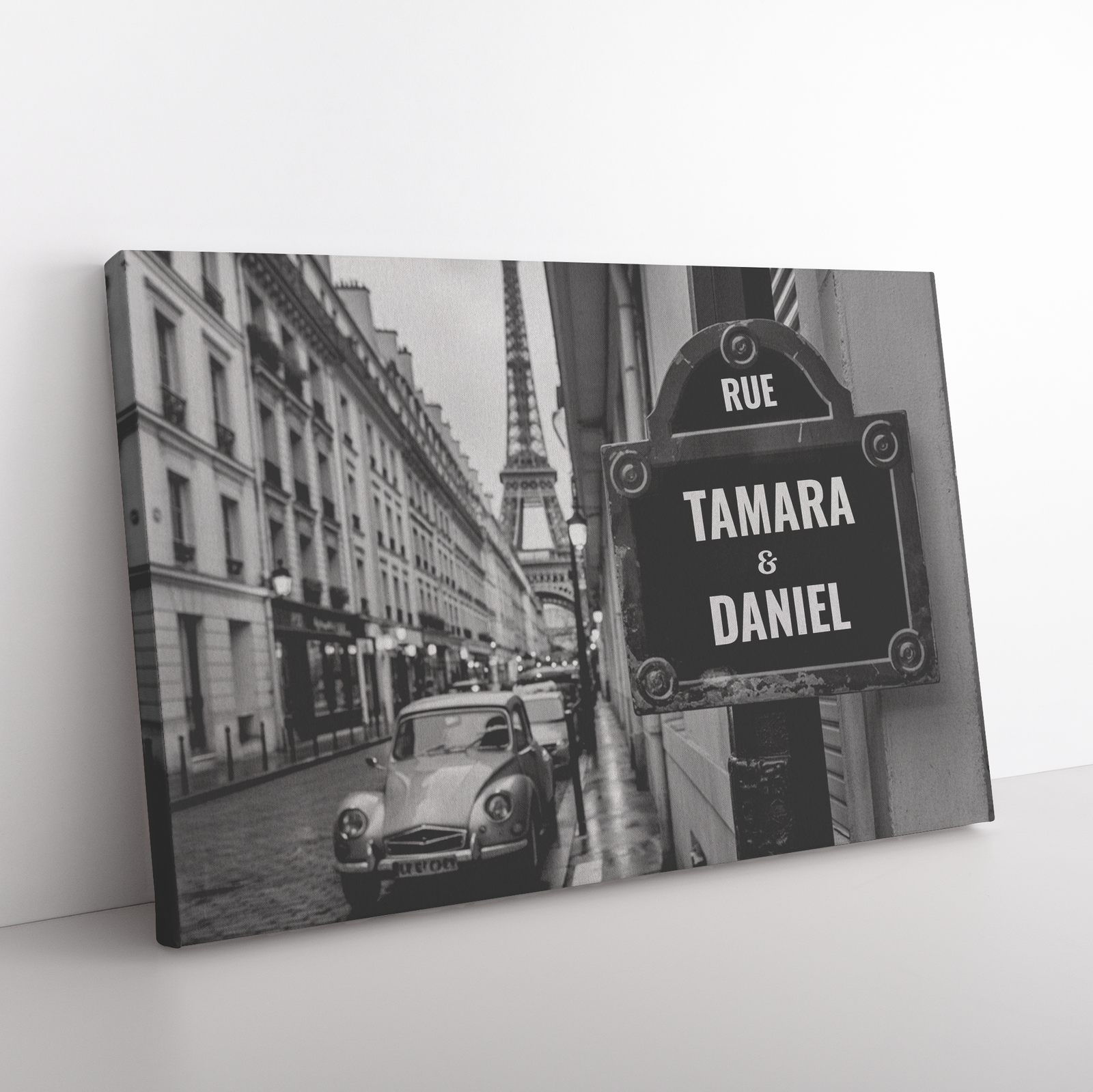 Parisian Stroll – Personalized Canvas Print