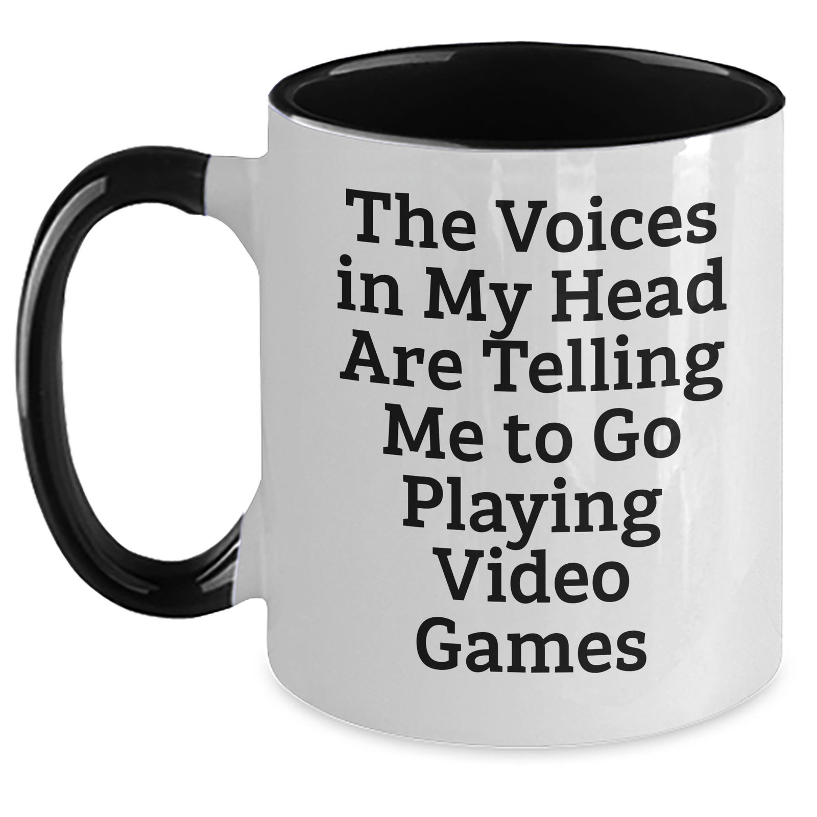 Funny Quote Playing Video Games Gifts for Men Friends Coworkers Family - Two Tone Coffee Mug, 11oz, Microwave Dishwasher Safe - Main
