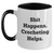 Crocheting Gifts from Men to Friends - Two Tone Coffee Mug with Funny Quote 'Shit Happens. Crocheting Helps.' for Father's Day - Main