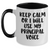 Funny Principal Quotes Two Tone Coffee Mugs, Gifts from Friends, Family, or Coworkers to Principal, Father's Day Unique Gifts, 11oz Ceramic Mugs - Main