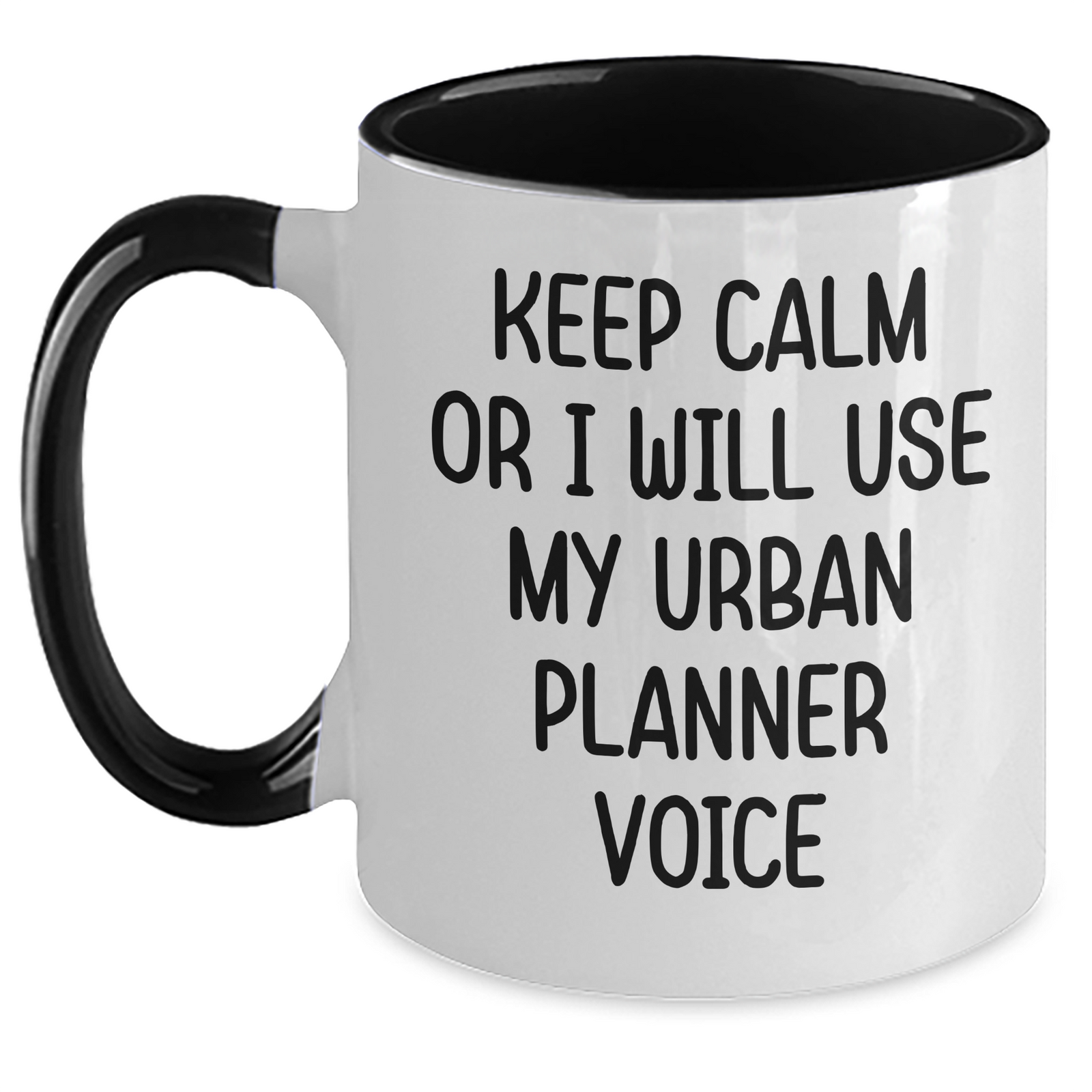 Funny Urban Planner Voice Two Tone Coffee Mug, Gifts from Family for Urban Planner, Father's Day Unique Gifts - Main